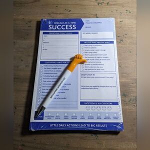 90 Days to Success Journey and Thumbs Up pen